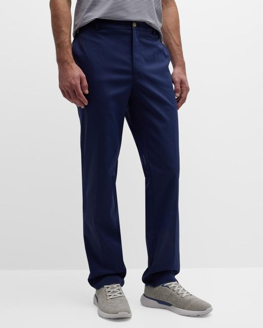 Peter Millar Blue Raleigh Performance Trousers for men