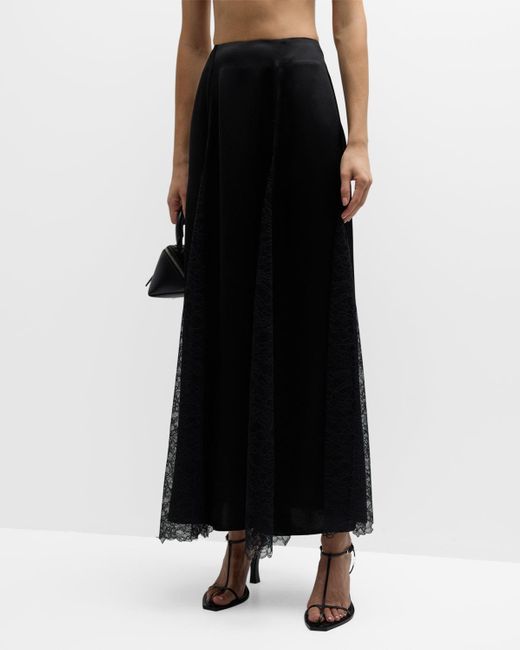 Anna Quan Nyla Lace Maxi Skirt in Black | Lyst