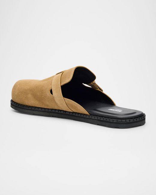 Moschino White Apos;S Suede Mules for men