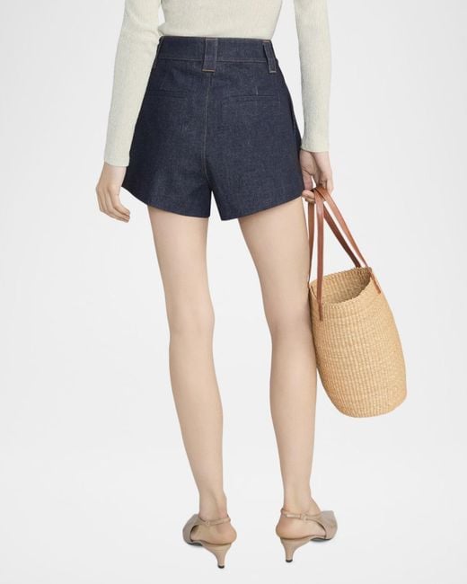 FRAME Blue The Structural Shorts