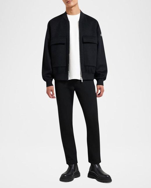 Moose Knuckles Black Apos;S Alder Bomber Jacket for men