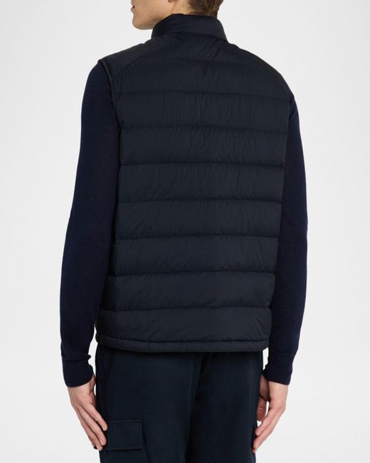 Moncler Blue Apos;S Barthe Down Vest for men