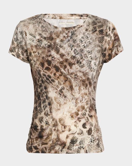 Ramy Brook Multicolor Kate Python T-Shirt