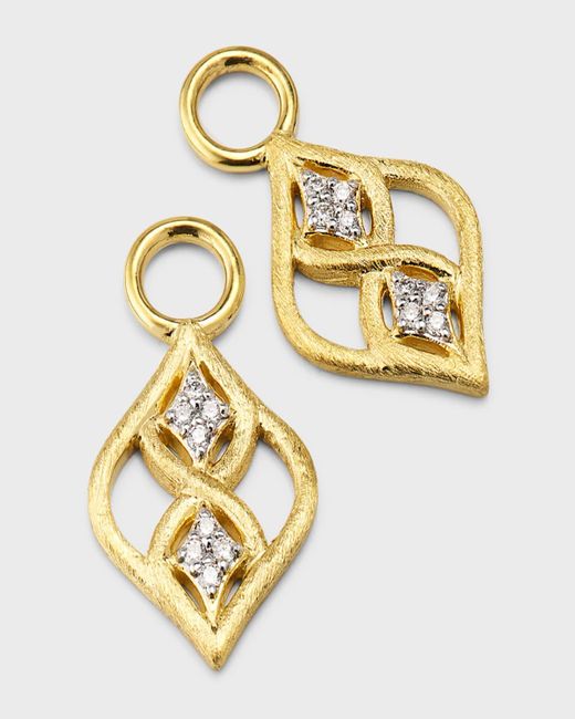 Jude Frances Metallic Earring Charms With Ornate Design