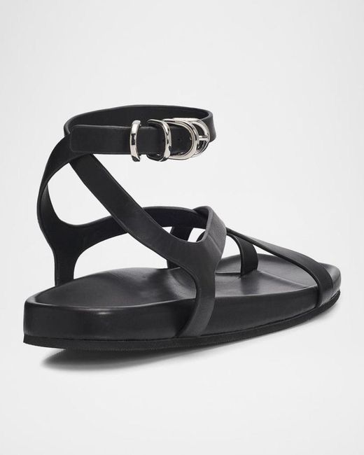 Rag & Bone Metallic Rue Leather Sandals
