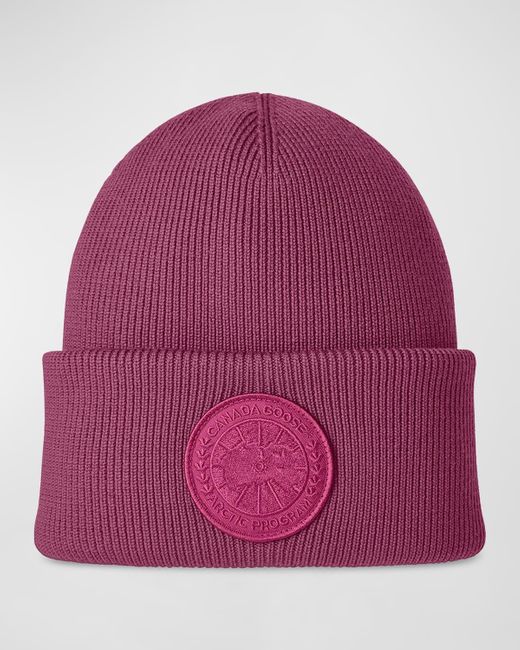 Canada Goose Pink Arctic Toque Wool Knit Beanie