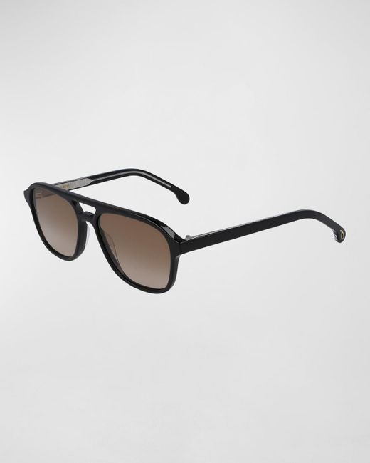 Paul Smith Metallic Alder V2 Double-bridge Navigator Sunglasses for men