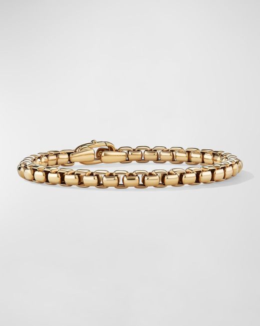 David Yurman Metallic Dy Bel Aire Chain Bracelet In 18k Gold, 5.2mm, Size L