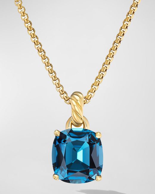David Yurman Blue Marbella Enhancer With Gemstones