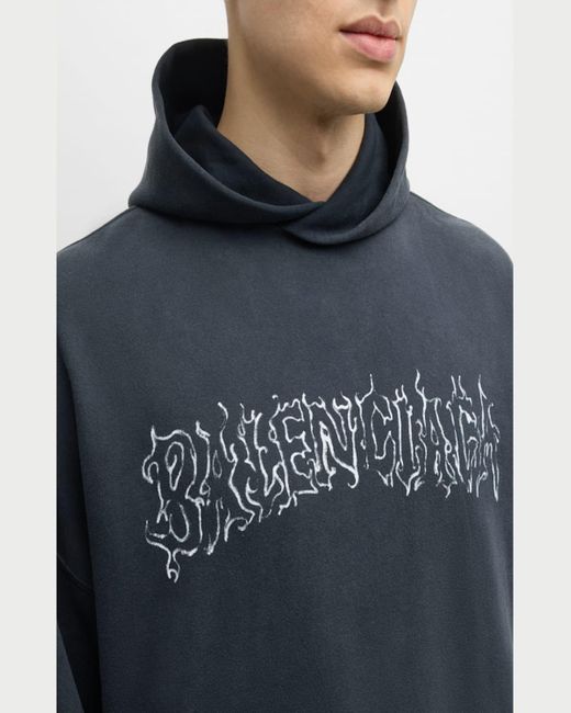 【BALENCIAGA】DIY L OUTLINE HOODIE オーバーサイズ ロゴ BALENCIAGA】DIY METAL OUTLINE HOODIE オーバーサイズ ロゴ