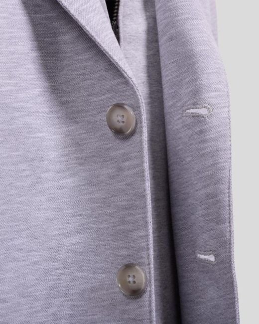 Bugatchi Purple Apos;S Three-Button Blazer With Hooded Bib for men