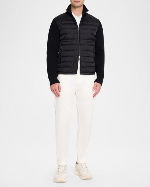 Moncler Blue Apos;S Mock Turtleneck Jacket for men