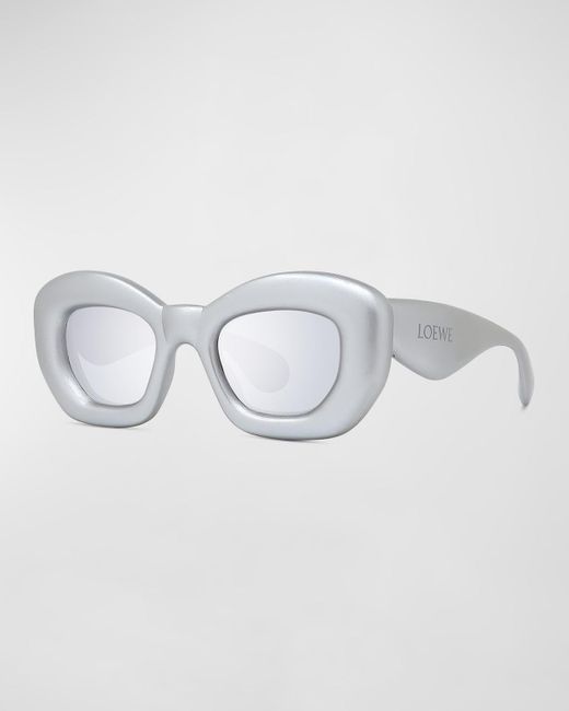 Loewe Metallic Inflated Acetate-Nylon Butterfly Sunglasses for men
