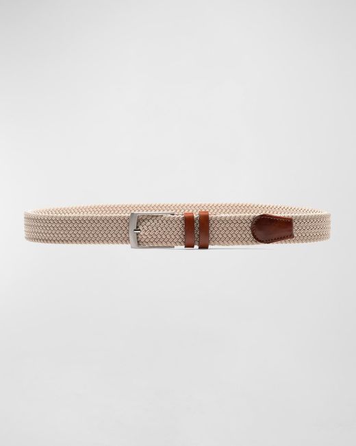Magnanni Shoes Natural Nadal Woven Belt for men