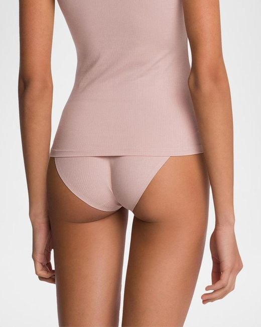 Wolford Pink Solid Bikini Brief