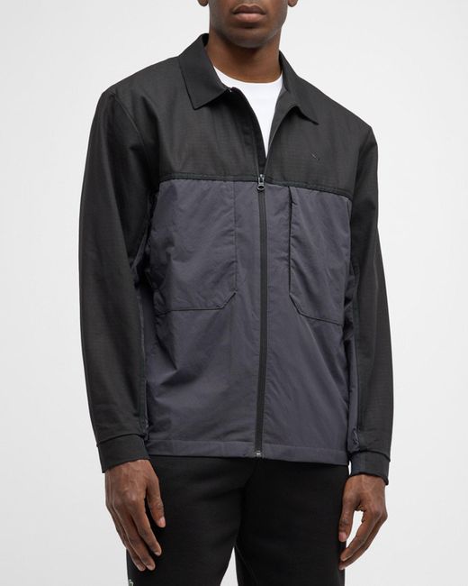 PUMA Black X Bmw Full-Zip Track Jacket for men