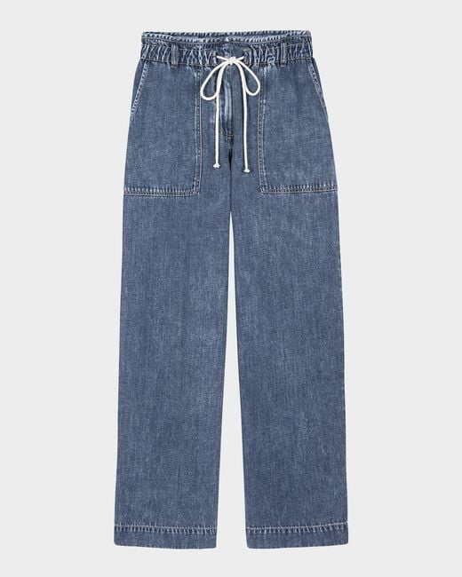 Rails Blue Ryan Denim Drawstring Pants
