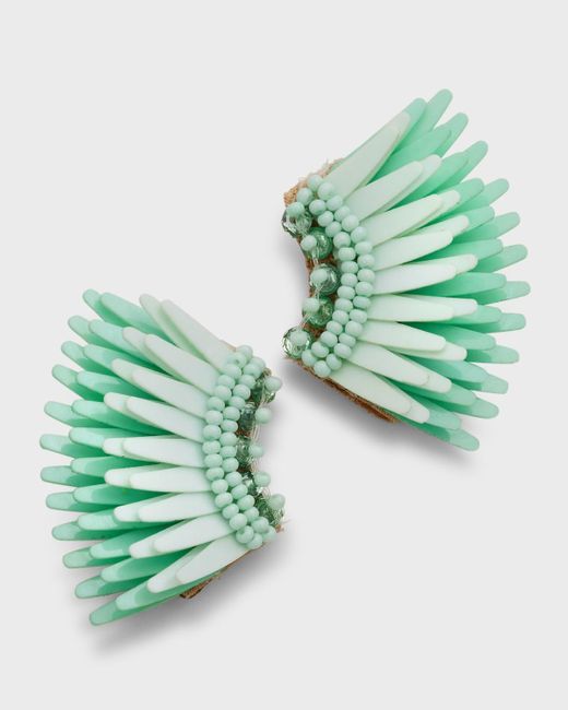 Mignonne Gavigan Green Micro Madeline Earrings