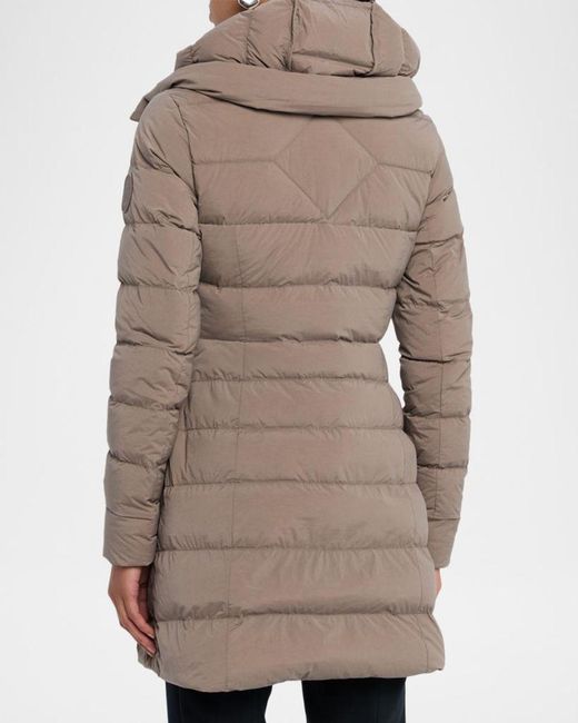 Canada Goose Brown Clair Down Hooded Coat