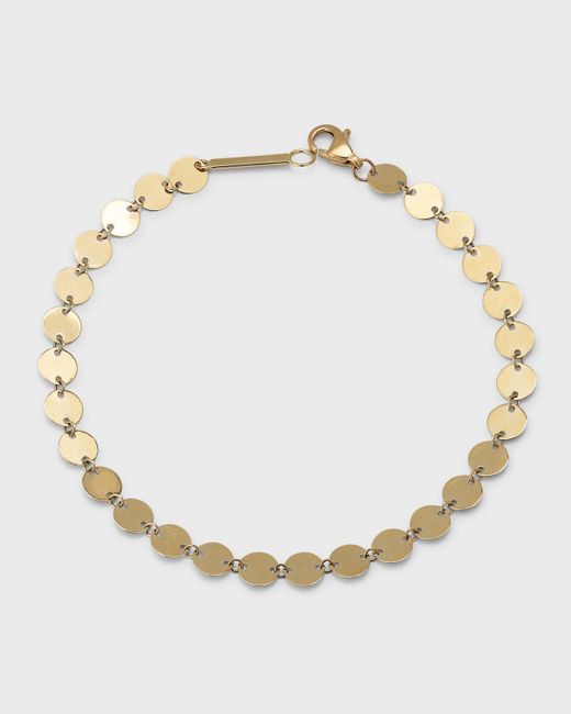 Lana Jewelry Metallic Laser Disc Chain Bracelet