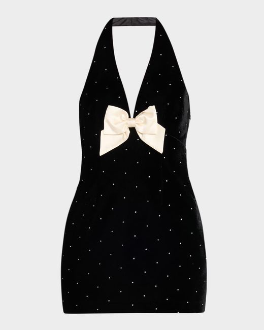 black jacquard puff sleeve darcy mini dress Women's Darcy Fit and Flare Sleeveless Jacquard Mini Dress XS/S/M/L/XL White MEAN BLVD White / M main image 1