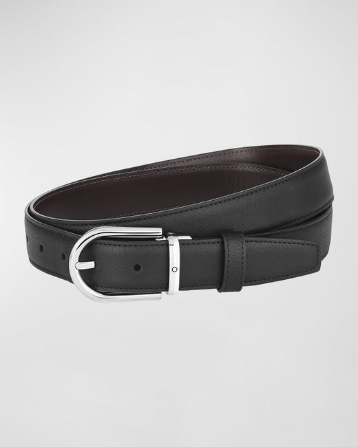 Montblanc Multicolor Leather Buckle Belt for men