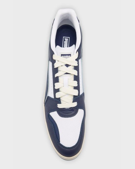 PUMA Blue Slipstream Lo Vintage Low-Top Sneakers for men