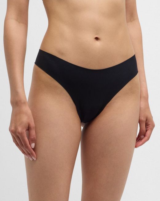 Commando Black Butter Seamless Thong