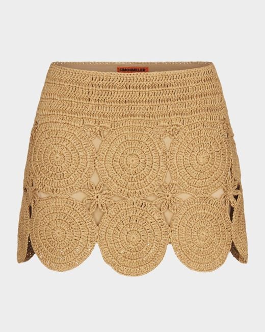 Simon Miller Natural Beep Beep Mini Skirt