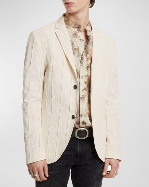 John Varvatos Natural Pintuck Slim-Fit Jacket for men
