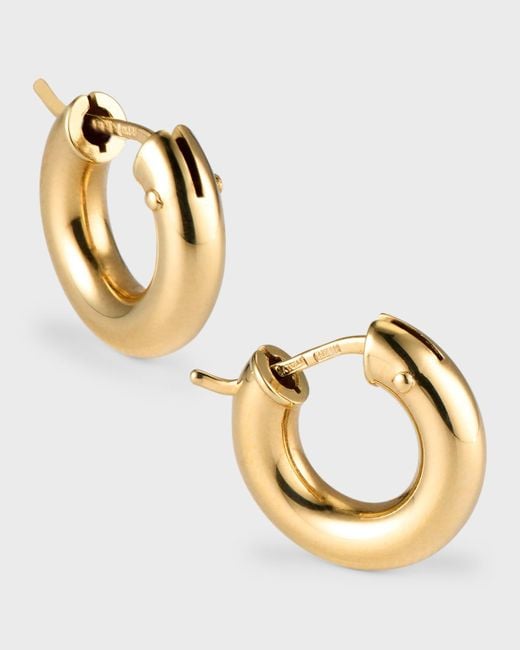 Roberto Coin Metallic Everyday Gold Huggie Hoop Earrings