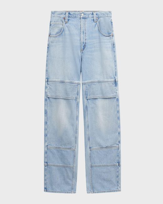 Agolde Blue Men's Emery Utility Jeans for men