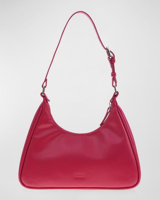 Joanna Maxham Red The Prism Leather Shoulder Bag