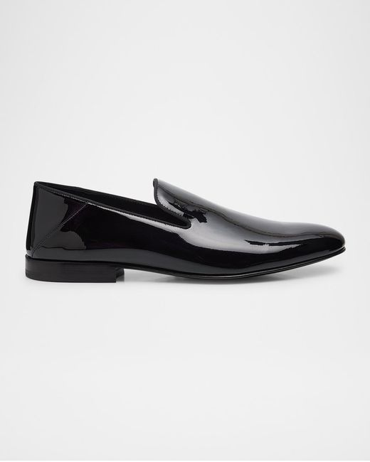 Stuart Weitzman Black Apos;S Buzz Patent Leather Loafers for men