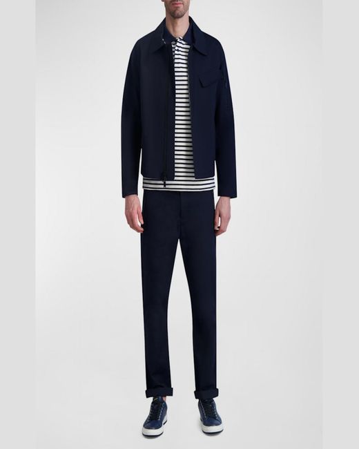 Karl Lagerfeld Blue 2-Pocket Zip Jacket for men