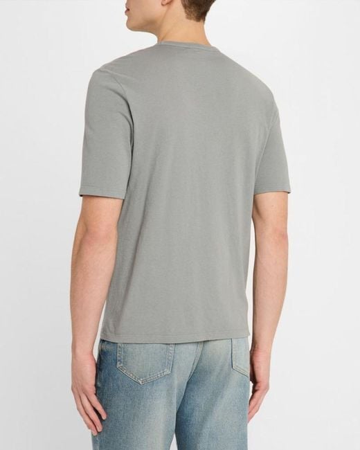 Saint Laurent Gray Apos;S Basic Logo T-Shirt for men