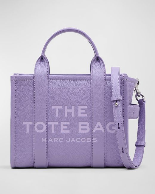 Marc Jacobs Purple The Small Leather Tote Bag