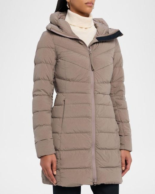 Canada Goose Brown Clair Down Hooded Coat