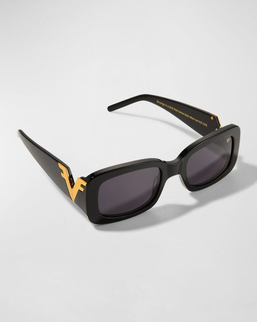Vintage Frames Company Multicolor Vf Godfather V-Décor Rectangle Sunglasses for men