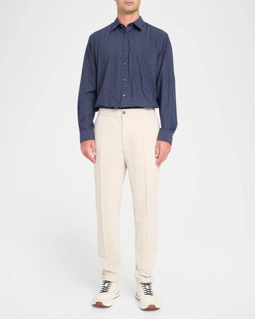 Theory Natural Apos;S Curtis Precision Ponte Drawstring Pants for men