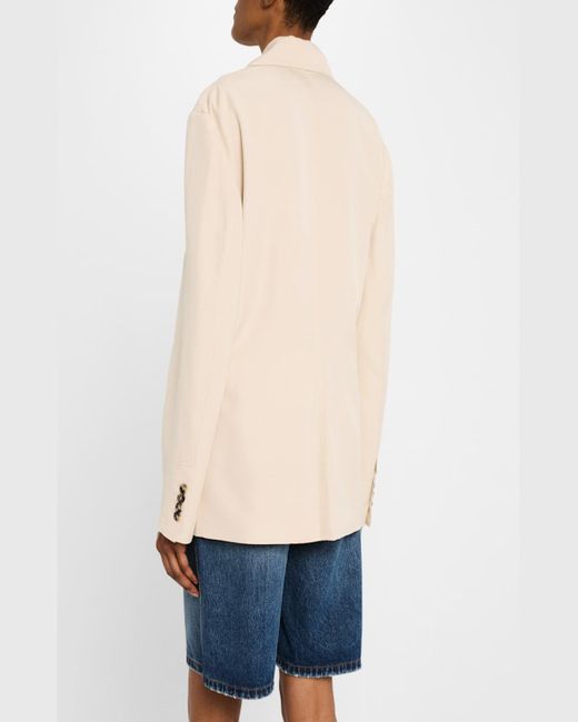 J.W. Anderson Natural Tailored Wrap Jacket