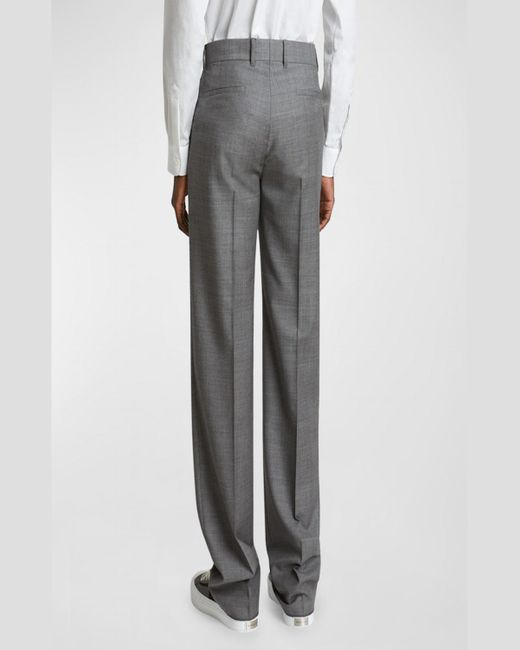Givenchy Gray 4G Wool Trousers for men