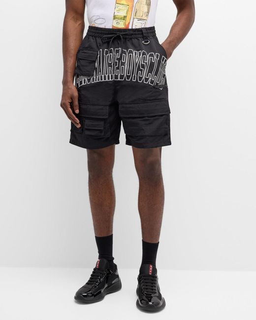 BBCICECREAM Black Wanderer Cargo Shorts for men