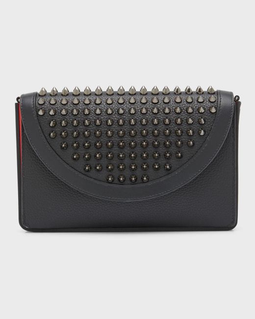 Christian Louboutin Black Explorafunk Wallet With Strap for men