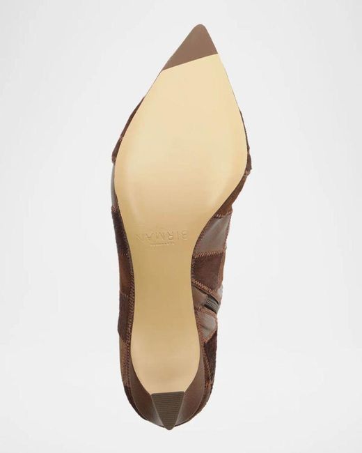 Alexandre Birman Brown 50Mm Annelise Patchwork Leather Booties