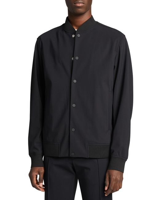 Theory Murphy Precision Ponte Jacket in Black for Men | Lyst