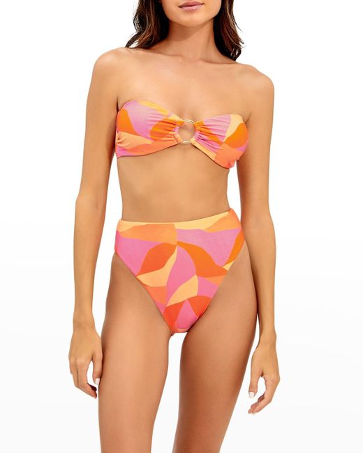 ViX Gigi Hot Pants Bikini Bottoms in Orange Lyst
