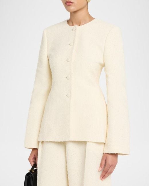 Rohe Natural Boucle Shaped Blazer