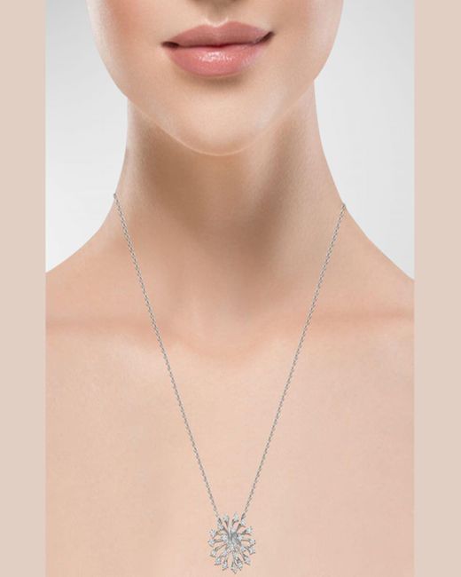 Hueb White 18k Luminus Gold Pendant Necklace With Diamonds, 16"l