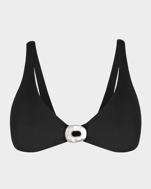 ViX Black Solid Sam Mayra Bikini Top